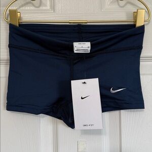 Nike Girls Volleyball Dark Blue Training Shorts